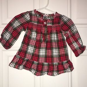 Long sleeve plaid shirt